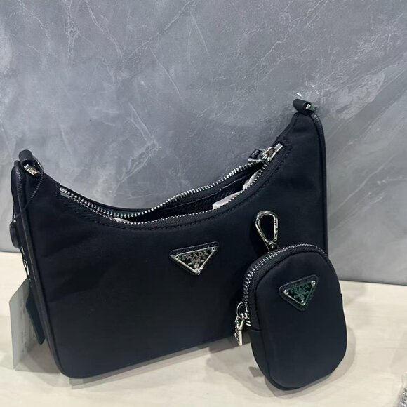 Prada 3 in 1 Crossbody Bag Black Small - Picture 1 of 5